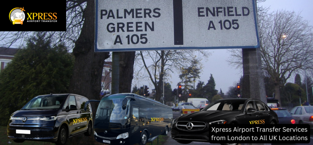 Luton Airport to Palmers Green