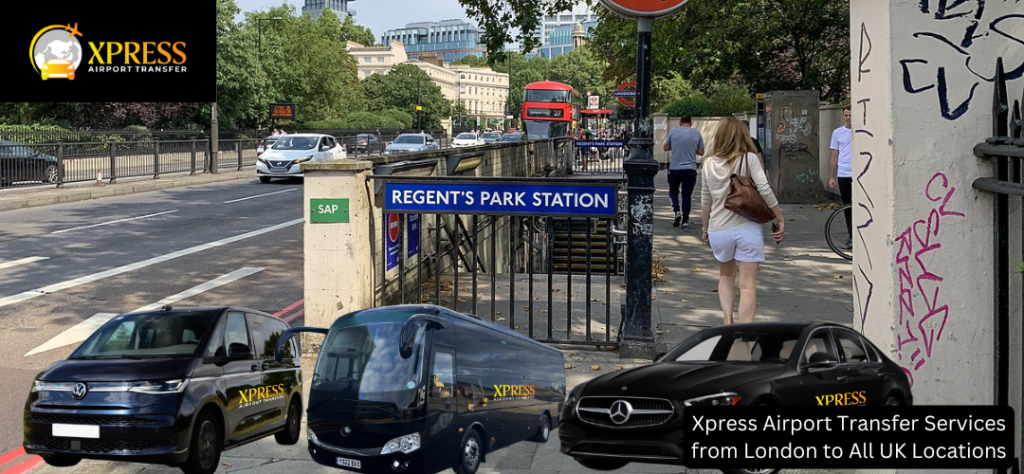 Regents Park to Luton Airport