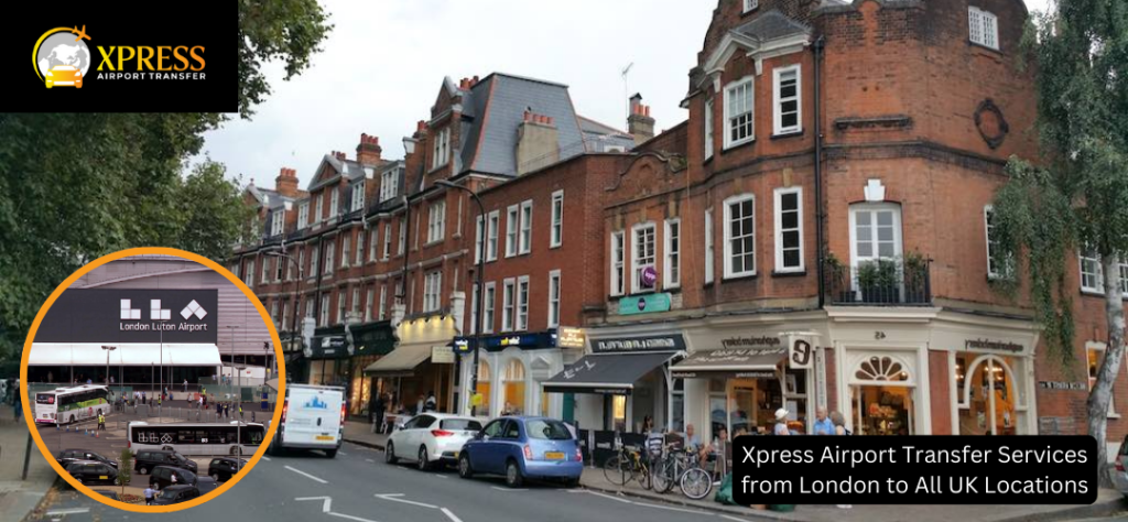 Hampstead to Luton Airport