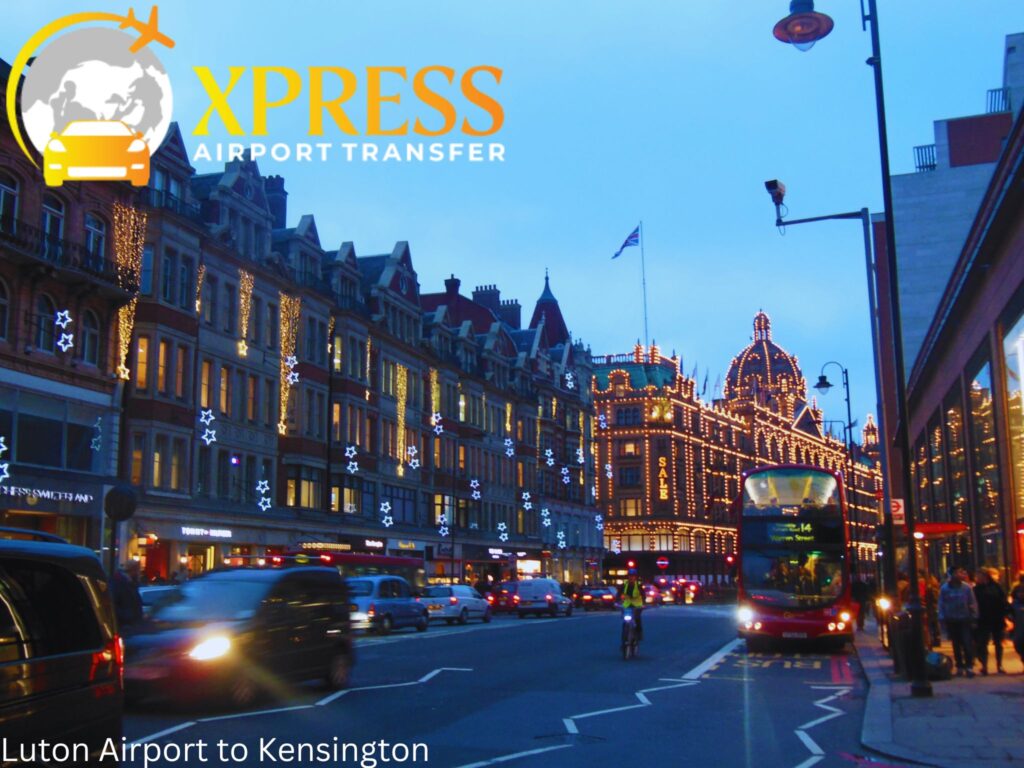 Luton Airport to Kensington