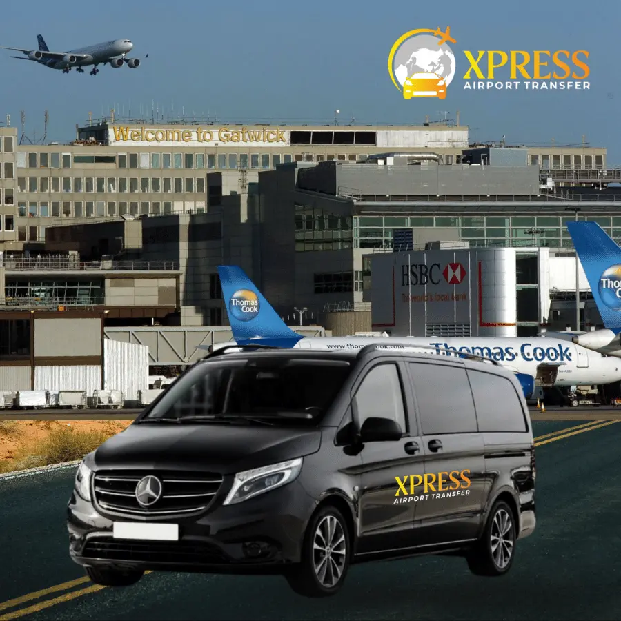 Taxi from RM5 Collier Row to Gatwick Airport Transfer