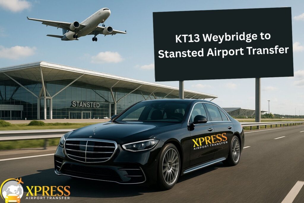 KT13 Weybridge to Stansted Airport Transfer