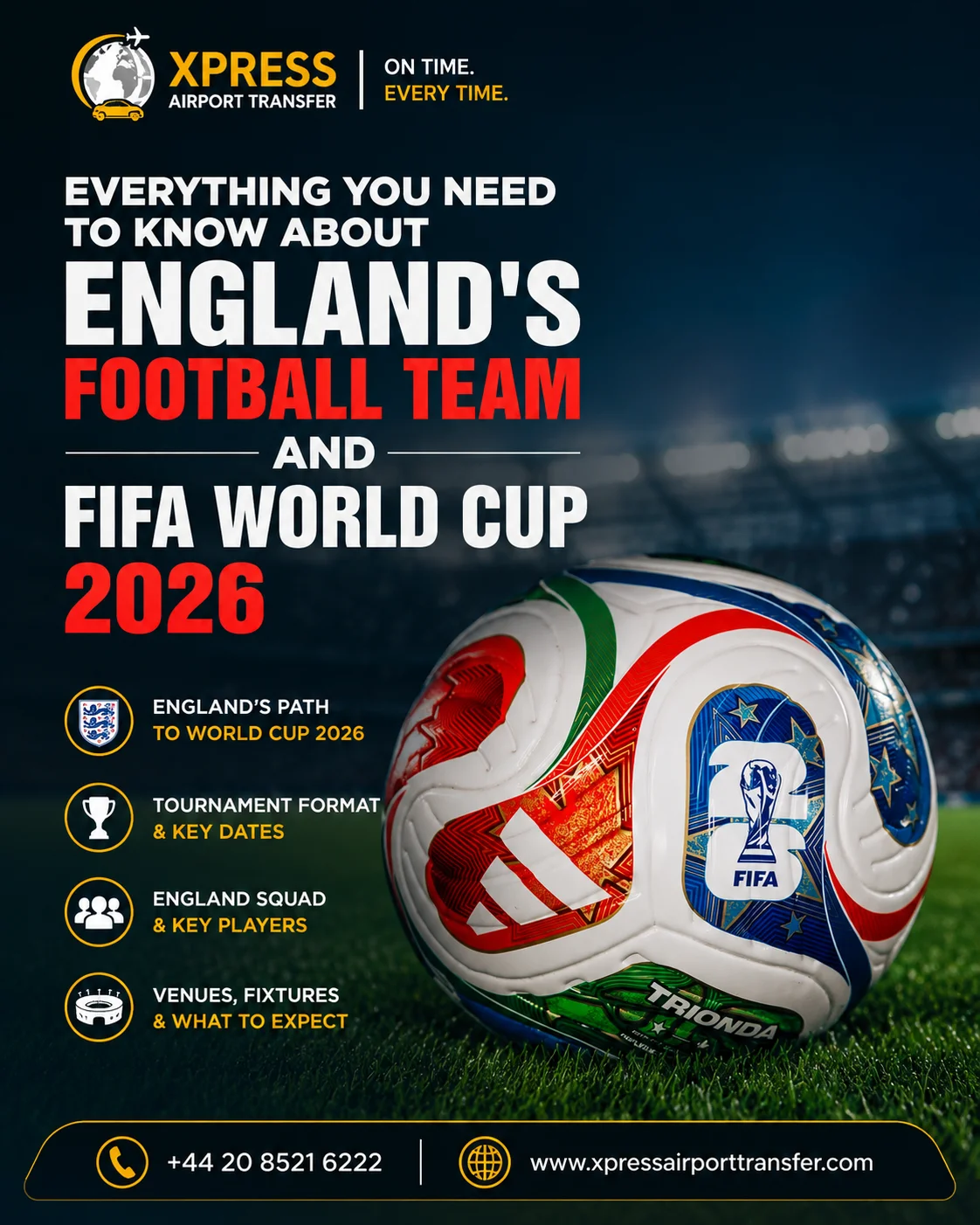 England FIFA World Cup 2026: Fixtures, Travel Tips & Matchday Transport
